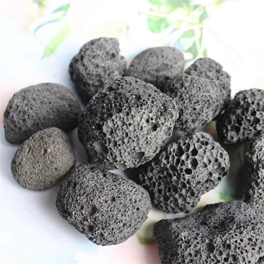 Natural Porous Black Volcanic Stone Lava Rock raw For aquarium decoration