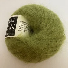 Classic Elite Yarns La Gran Mohair Wool Nylon 90 yds 42 g No. 9 Green S. Africa
