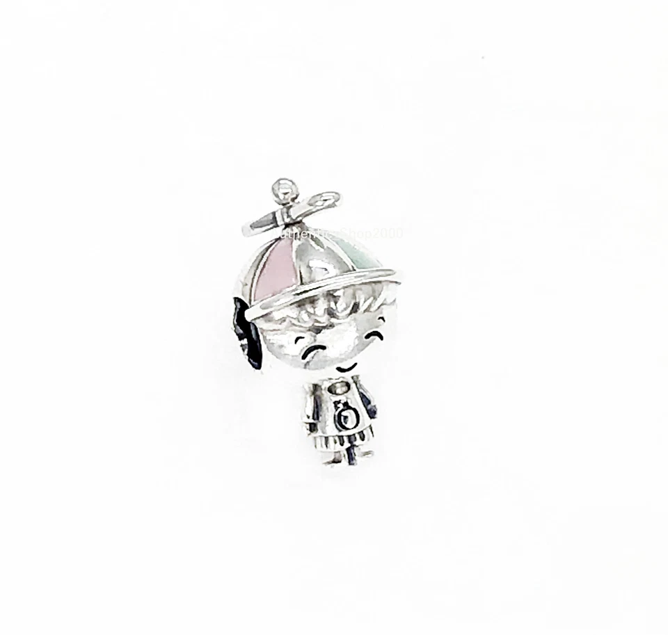 NEW 100% Authentic PANDORA 925 Silver Propeller Hat Little  Boy Charm 798015ENMX - Image 3 of 4