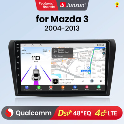 6+128G Carplay Android 13 Autoradio Für Mazda 3 BL 2010-2013 GPS 8-Kern Kam DAB+
