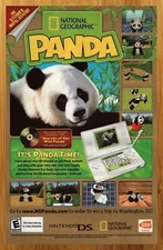 2008 National Geographic Panda Nintendo DS Print Ad/Poster Video Game Promo Art
