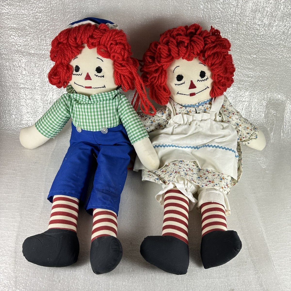 Vintage Raggedy Ann and Andy Dolls Z16 | eBay