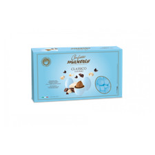 Maxtris | confetti italiani ciocomandorla 1 kg| classico azzurro  MAX-MAXC-1