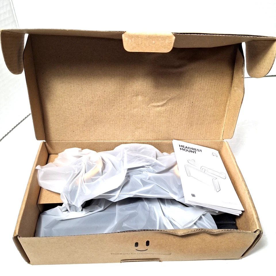 Lamicall Car Seat Headrest Mount Holder For iPad Phones Tablet Universal Black - Image 2 of 4