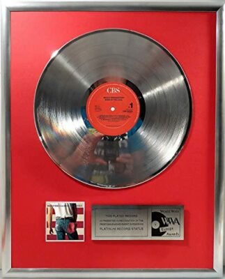 Bruce Springsteen - Born in the USA Collage mit platin / goldene Schallplatte
