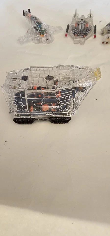 1995 Star Wars Micro Machines Flota de Rayos X Lote de 5 Falcon, Slave 1, Jawa, Y-Wing Foto 2 de 4