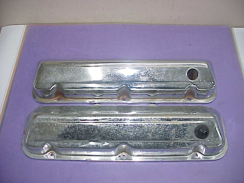 SB Ford Chrome Valve Covers for Ford 289302351W eBay