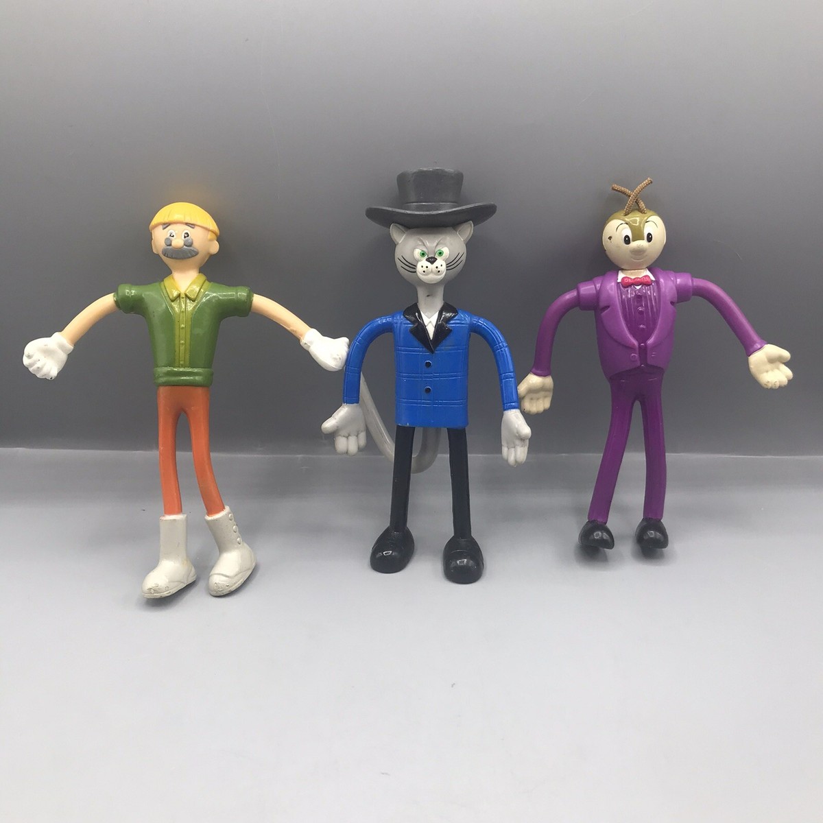 Pinnochio Miramax Film 2002 McDonalds Bendable Happy Meal Toy Lot