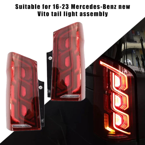 Paar LED Rückleuchten Dynamisches Bremslicht für Mercedes Benz VITO W447 2015-22 - Picture 3 of 24