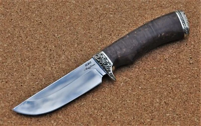 Elmax ROSTFREI Outdoor Messer Nazarov Knives Russland Handarbeit HRC62 Универсал - Bild 1 von 4
