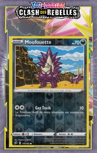Moufouette Reverse - EB02:Clash des Rebelles - 114/192 -Carte Pokemon Neuve FR - Photo 1/1