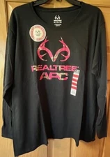 Realtree APC Ladies long sleeve t-shirt - Black - 2XL