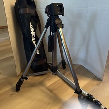 Vintage Vanguard 20-08-58Tripod, Adjustable Bubble Head W/24  Extension And Case