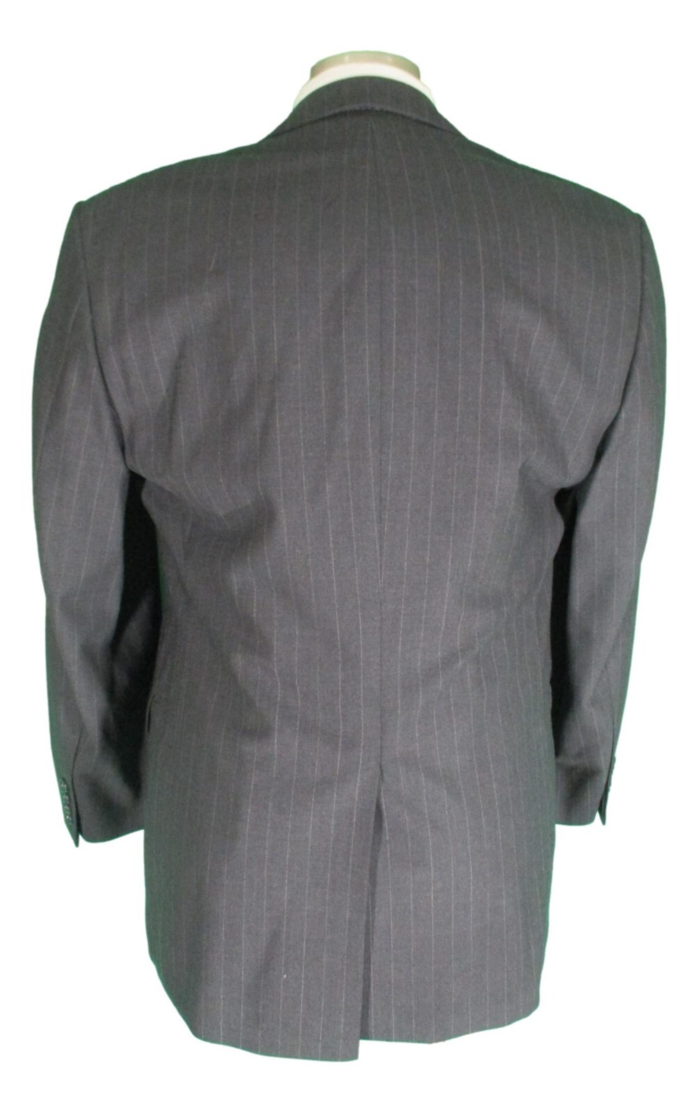 Brooks Brothers 346 Mens Grey Stripe 2 Btn Wool Suit 39R image 2