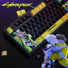 Cyberpunk Edgerunners Keycaps Set 124 PBT OEM...