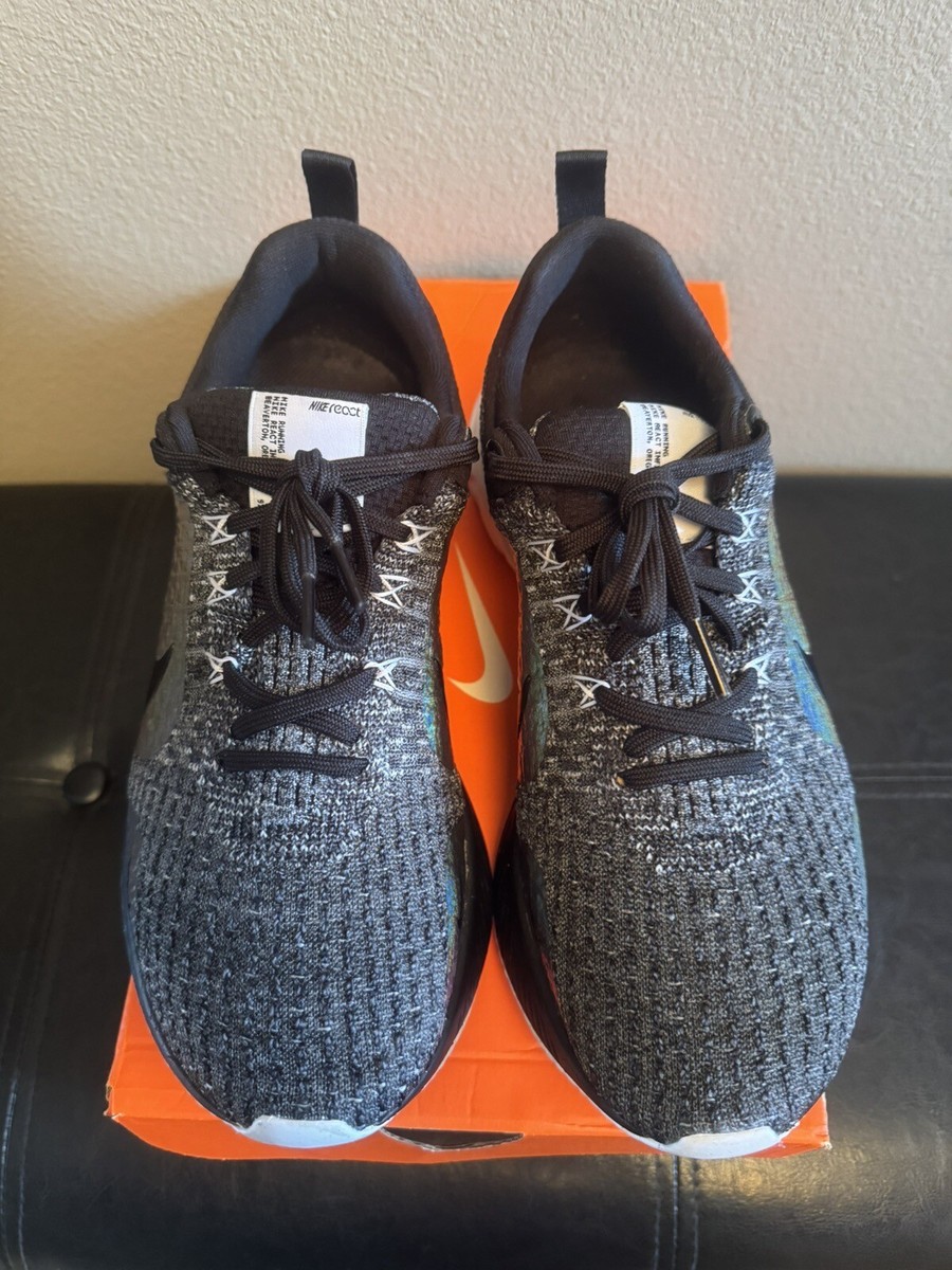 Size 10 - Nike React Infinity Run Flyknit 3 Premium Black