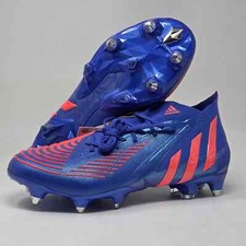 Adidas Predator Edge .1 SG Soft Ground Soccer Cleats Men's Size 11 Blue H02965