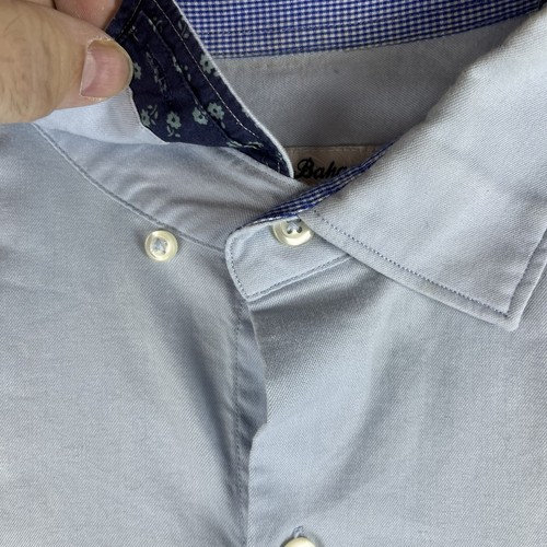 Tommy Bahama Mens Large Cotton Silk Sky Blue Golf Polo Shirt Soft Smooth Casual - Picture 10 of 16