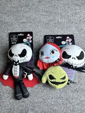 Disney The Nightmare Before Christmas Dog Toy Set 4 Toys Squeaker New