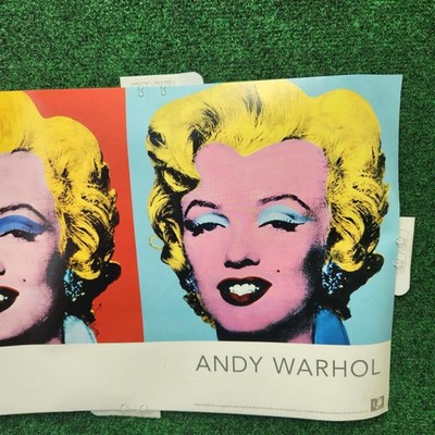 Andy Warhol Foundation Marilyn Monroe Four Panel Art Poster Shot