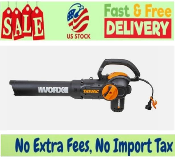 WG512 Worx TriVAC 12 Amp Electric 3-in-1 Leaf Blower/Mulcher