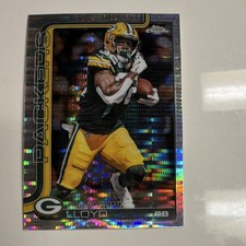 Topps Chrome MarShawn Lloyd Green Bay Packers Football Refractor 2025 #114