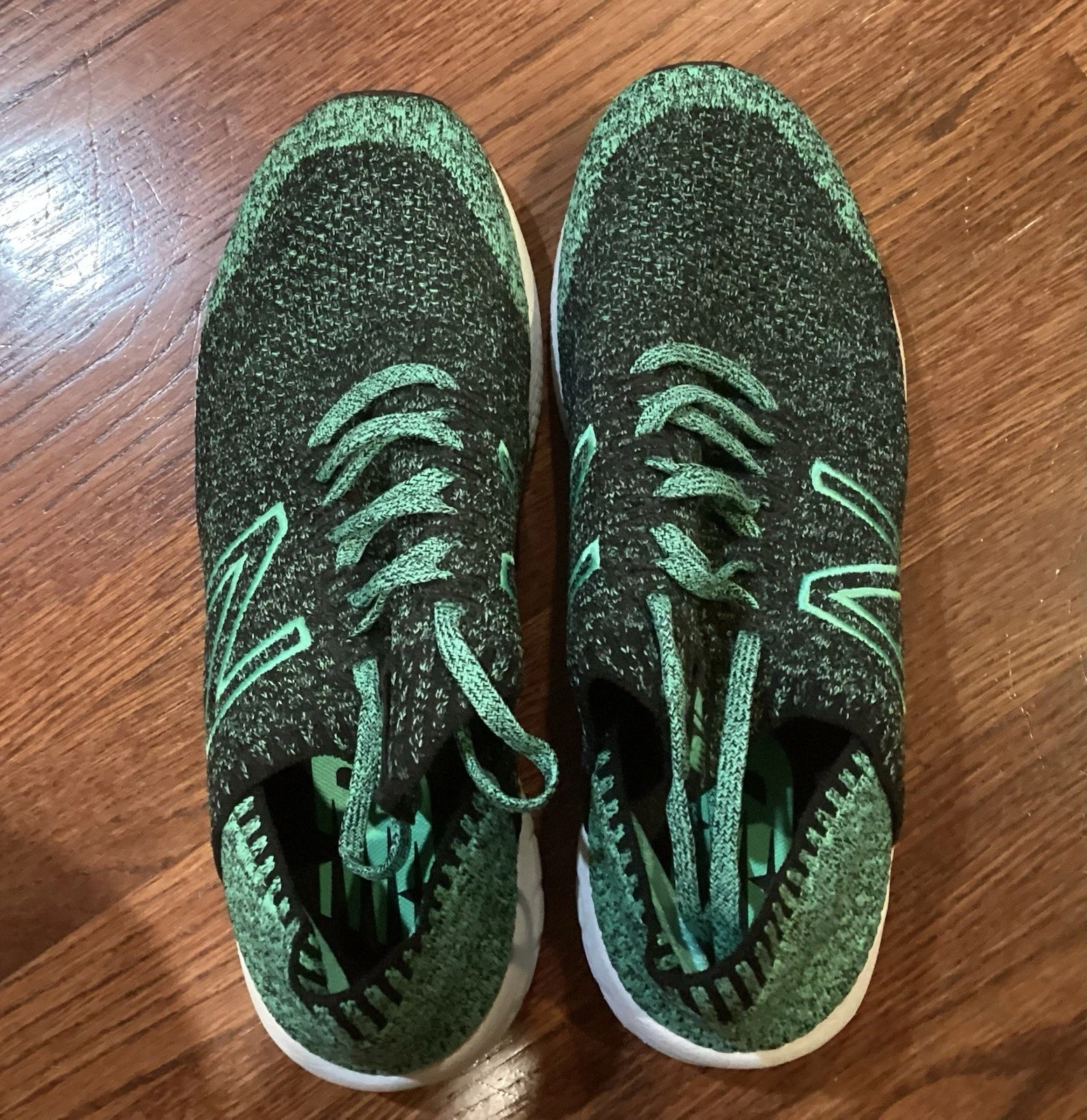 New Balance Fresh Foam Cruz SockFit v2 'Green Black' MCRZSLN2 taglia 8 5 nuovo senza scatola