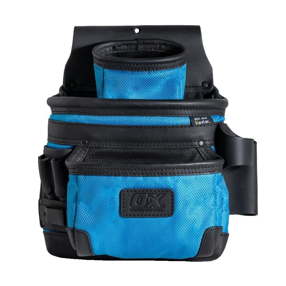 Сумка Ox Tools с 3 карманами из кожи и нейлона на застежке из Кевлара 23590₽