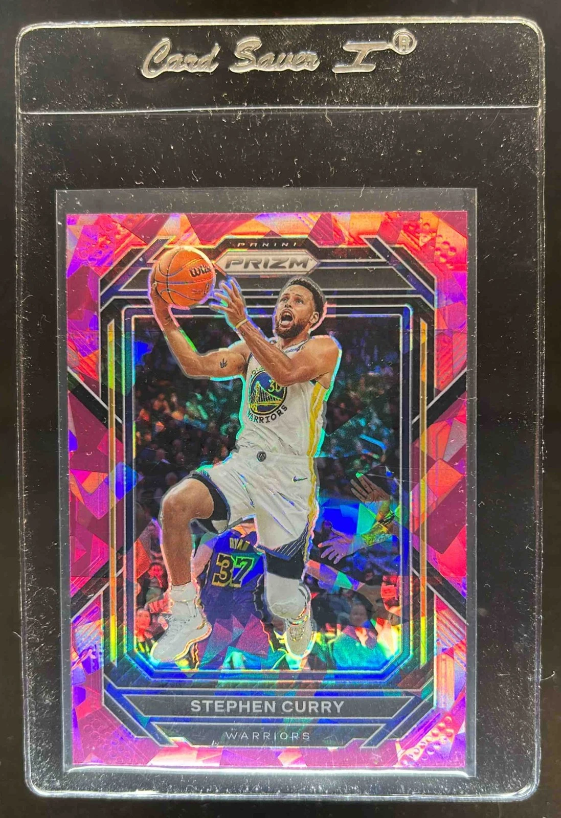 2022-23 Prizm Stephen Curry Prizm Pink Ice #101 Warriors