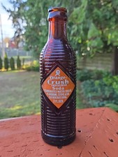 Amber Orange Crush Honolulu Hawaii Soda Bottl...