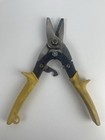 PAIR OF YELLOW HANDLE WISS MPC TIN SNIPS SHEARS MPC-3 MUST HAVE FOR METAL WORK