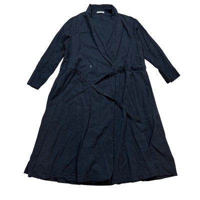 Black Crane Classy Wrap Dress Jacket Women's XS Minimalist 