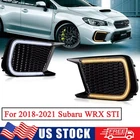 For 2018-2021 Subaru WRX STI LED DRL Fog Lamp Cover Bezel Daytime Running Lights
