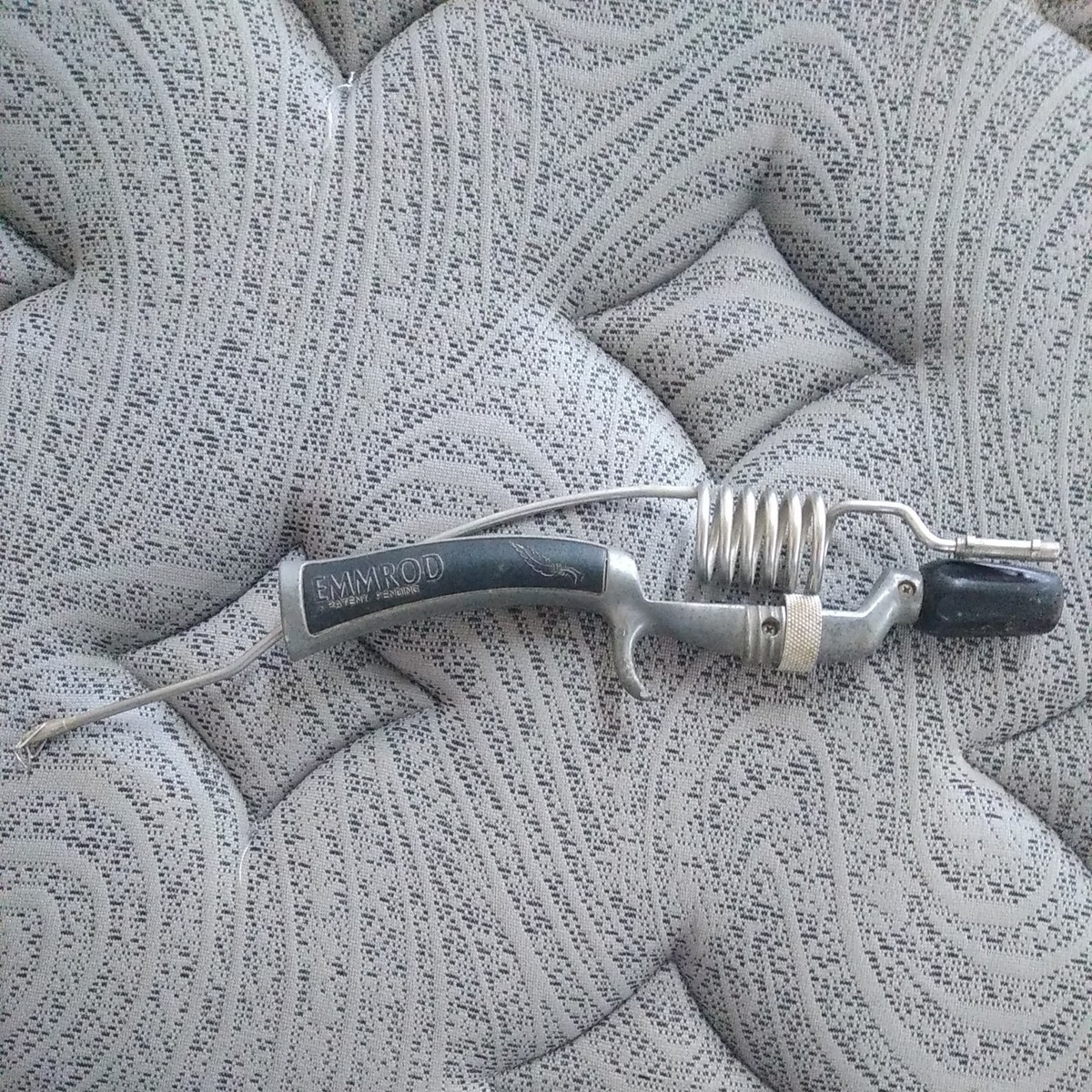 Vintage EMMROD 2 piece Compact Ice Fishing Rod !! | eBay