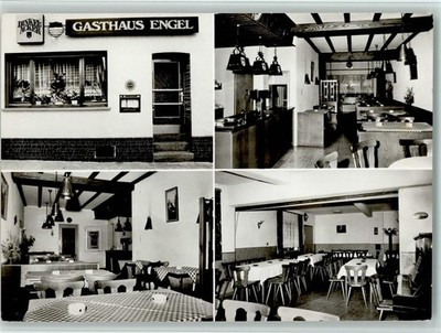 13076290 - 6227 Hallgarten Guest House Angel with Interior, Good Condition Postcard