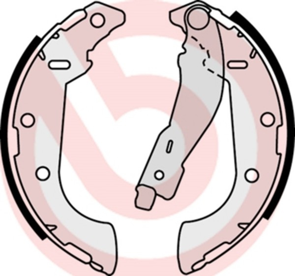 Bremsbackensatz Brembo S 61 521 FüR Xsara ZX Peugeot CitroËN N5 7B N3 N2 306 7E-image