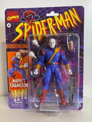 Marvel Legends Chameleon Retro Spider-Man 6'' Action Figure Hasbro - New Sealed