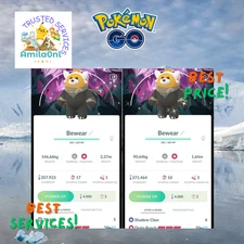 Pokémon Go✿✿Shiny BEWEAR✿Wilderness Cape✿✿Special Back ground✿✿TRADE 20k✿✿PTC