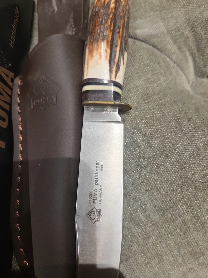 PUMA (A) KNIFE - PATHFINDER 116300 - 9/RC STAGHORN KNIFE - GERMANY - Image 2 of 4