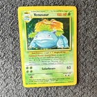 Pokémon TCG Venusaur Base Set 15/102 Holo Rare 100 HP Solarbeam 1999 Wizards