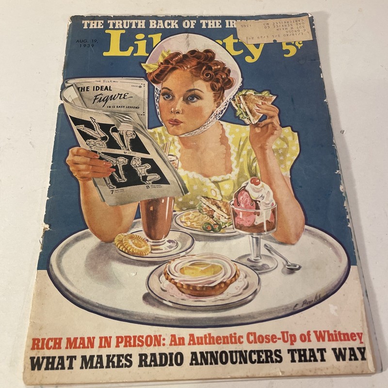 Vintage Magazine Liberty August 19,1939  Vol. 16, No.33