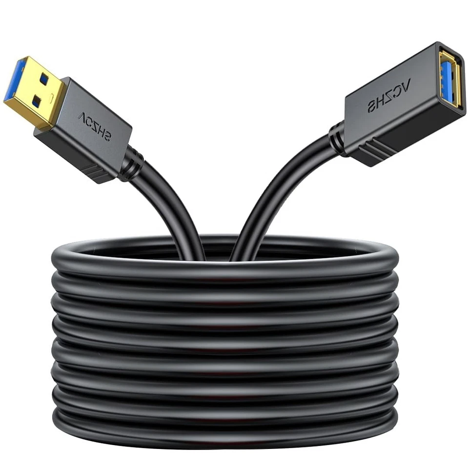 USB 3.0 Extension Cable 25ft Male to Female High Speed Data Transfer Durable - Image 3 of 4