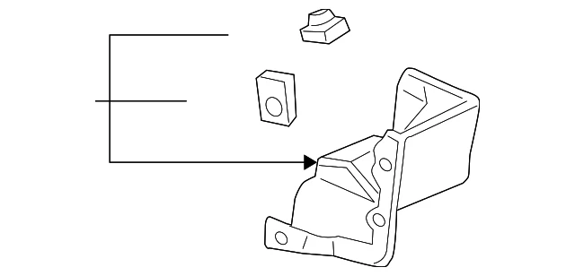 Genuíno GM Drivers dianteiro traseiro inferior para-lama moldura cinza escuro 22945685 - Imagem 4 de 4