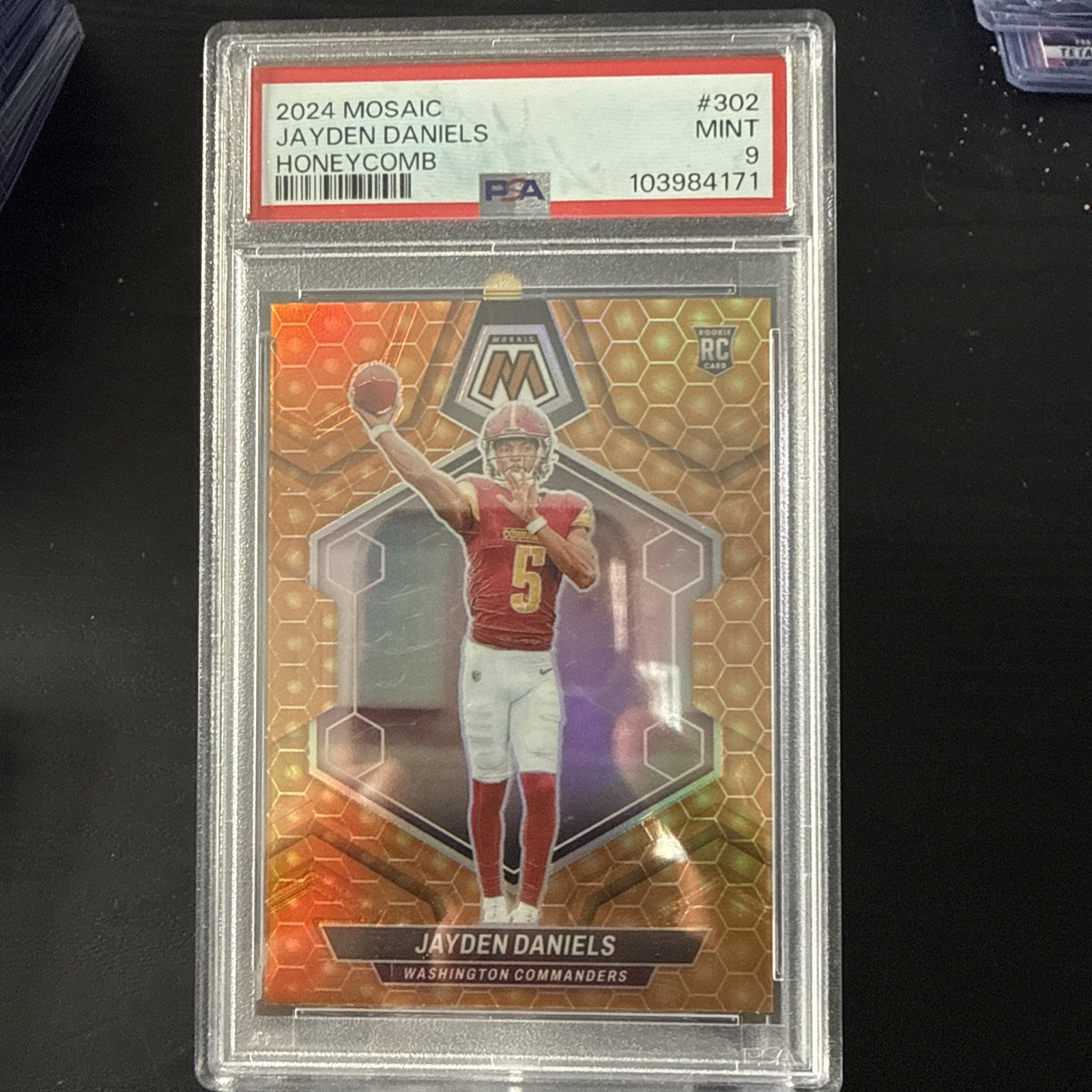 2024 Panini Mosaic - Rookies Jayden Daniels #302 Honeycomb Prizm (RC)