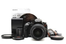 SONY Alpha A55 SLT-A55V 16.2MP DSLR Camera w/ DT 18-55mm F/3.5-5.6 SAM EXC 5 