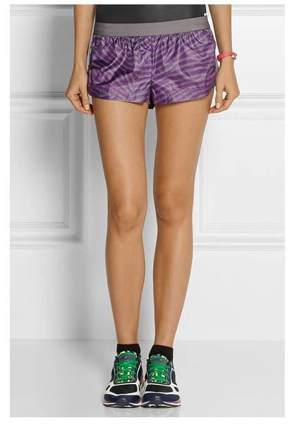 SOMENTE UM shorts Adidas x Stella McCartney tênis de corrida ioga academia - P 34 36 Novo com etiquetas - Imagem 3 de 4