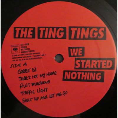 The Ting Tings - We Started Nothing (Vinyl LP - 2008 - US
