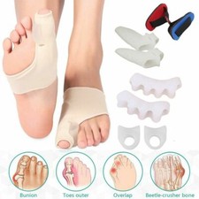 2/9X Big Toe Bunion Splint Straightener Corrector Toe Separator Hallux Valgu US