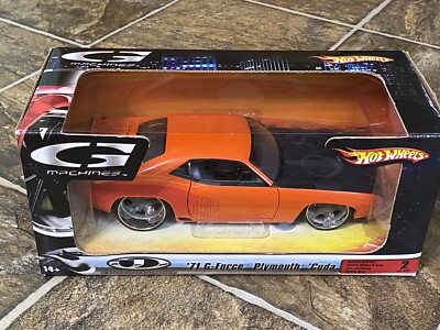 Hot wheels 1/24 G machines 1971 plymouth cuda orange NIB | eBay