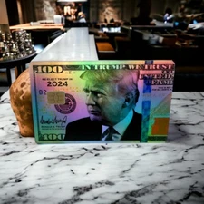 Credit Card Sticker Vinyl Skins Trump Card Holographic Decal